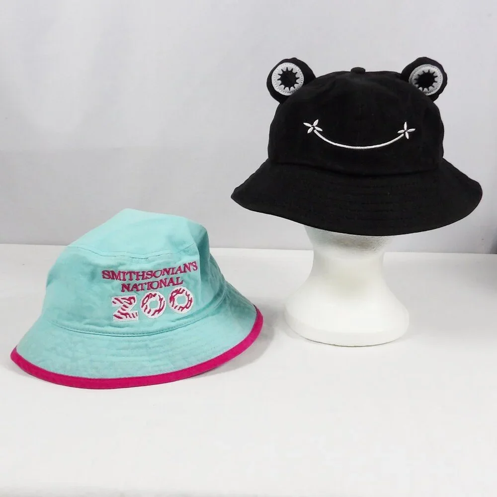Bundle of 2 Kids Buckets Hats Smithsonian Zoo - Picture 13 of 13